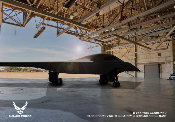نیروی هوایی ایالات متحده و کمپانی Northrop Grumman اولین تصویر از بمب افکن پنهانکار B-21 Raider در 4 سال اخیر را منتشر کرده اند.