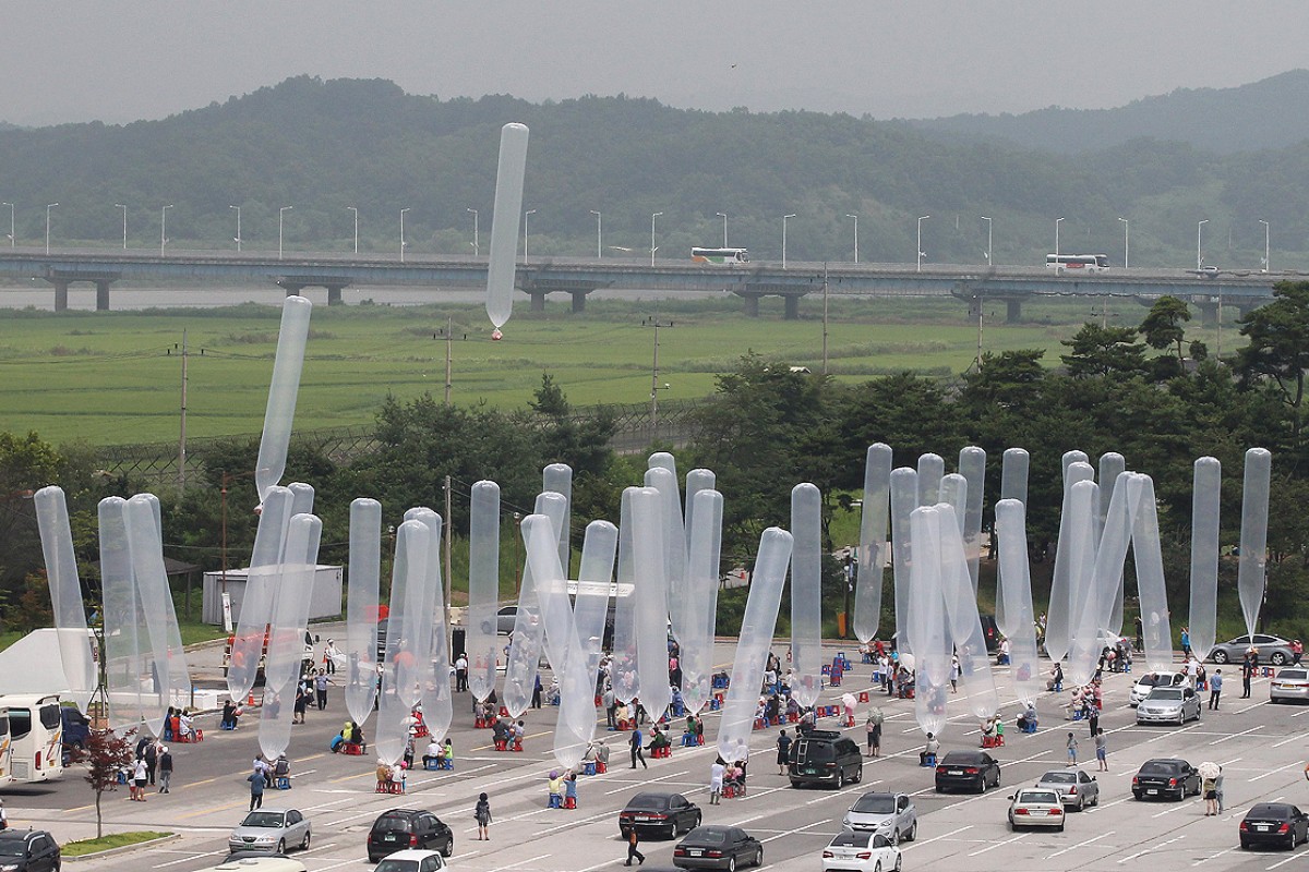 راهکار فراری های کره شمالی برای اعتراض به اون؛ هوا کردن بالون در مرز دو کره