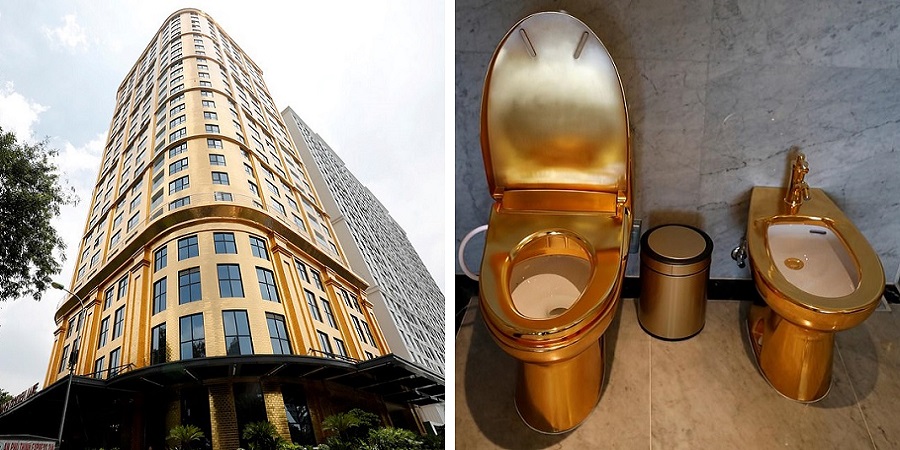 اولین هتل زر اندود دنیا در ویتنام افتتاح شد