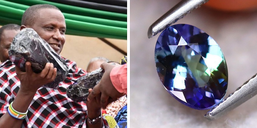 میلیونر شدن معدنچی تانزانیایی با کشف سنگ قیمتی نادر
