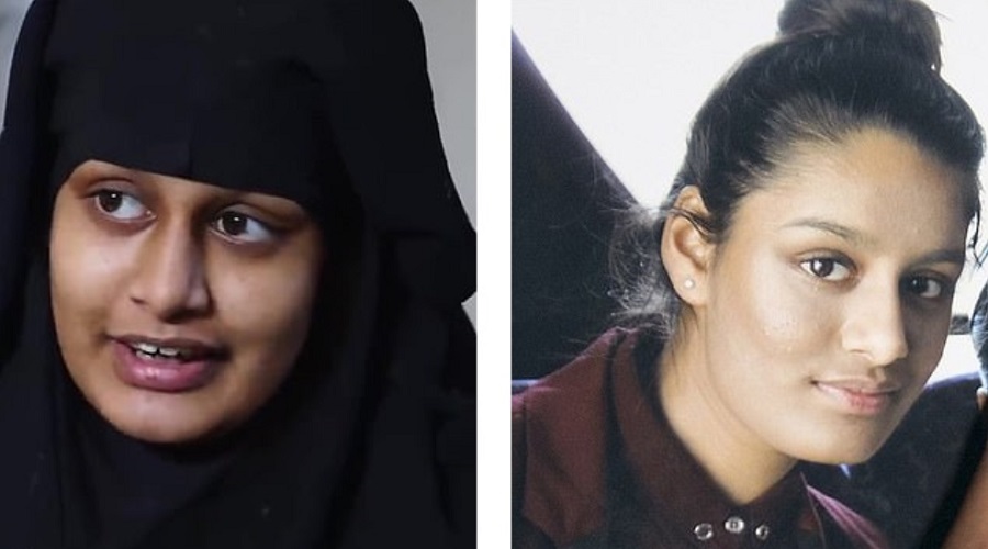 دولت انگلیس جلوی بازگشت شمیمه بیگم عروس جهادی داعش را گرفت