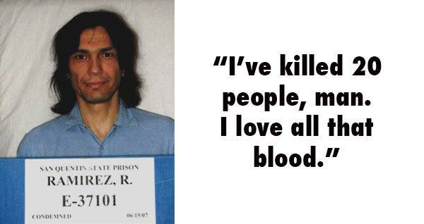 21 جمله مخوف از چند قاتل سریالی معروف که به اندازه جنایت هایشان ترسناک هستند