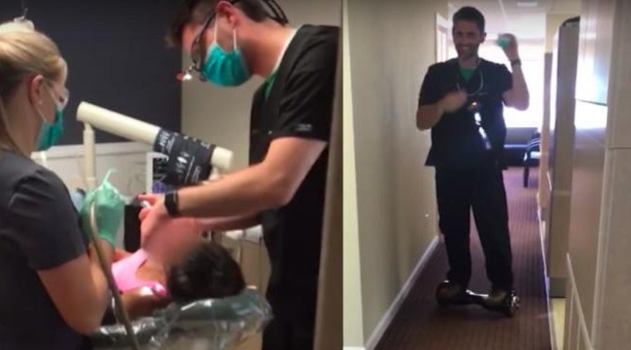 ۱۲ سال حبس در انتظار دندانپزشکی که روی اسکوتر برقی دندان بیمارش را کشید + ویدئو