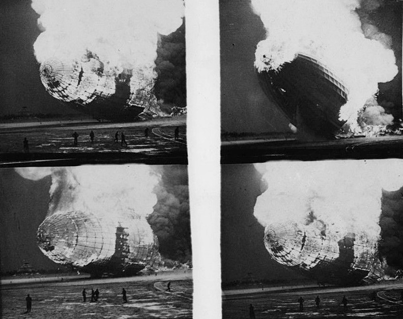تصاویر رنگی تازه منتشر شده از سانحه هیندنبورگ منتشر شده است، 83 سال پس از اینکه بالن مشهور آلمانی در میانه آسمان نزدیک نیوجرسی منفجر شده و جان 63 نفر را گرفت. 