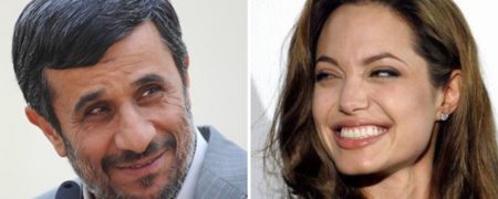 توییت عجیب احمدی نژاد به آنجلینا جولی؛ برسد به دست آنجلینا!