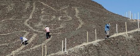 شناسایی تپه نگاره ای ۲۲۰۰ ساله از یک گربه در پرو