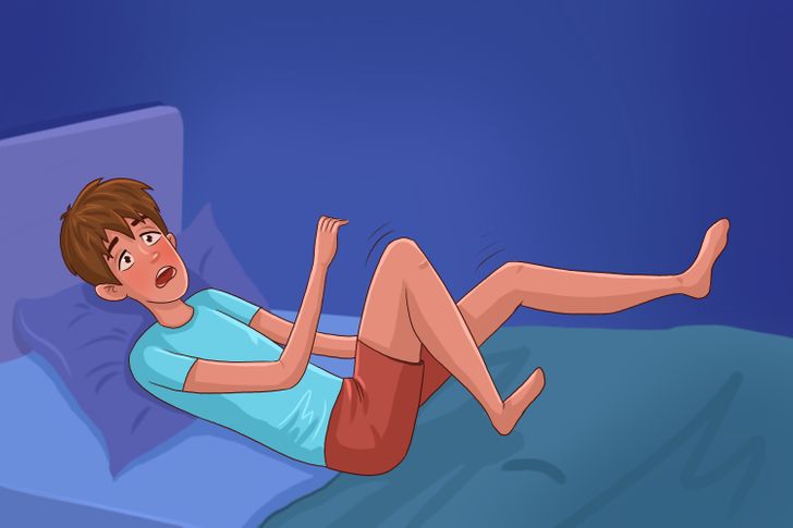 علت پرش بدن در خواب چیست؟