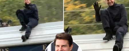 بدلکاری تام کروز روی سقف قطار در حال حرکت در «ماموریت غیرممکن ۷» + ویدیو