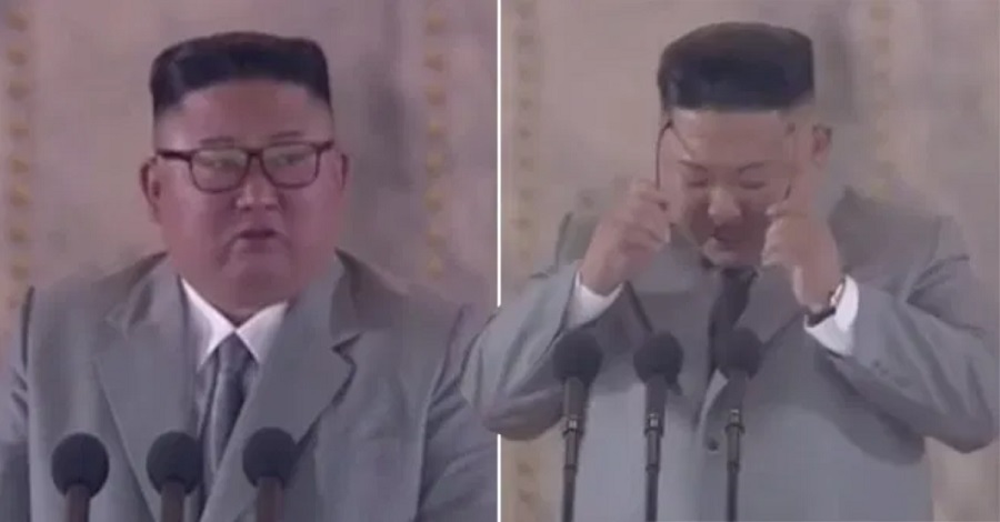 اشک های کیم جونگ اون؛ رهبر کره شمالی از مردم خود عذرخواهی  کرد + ویدئو