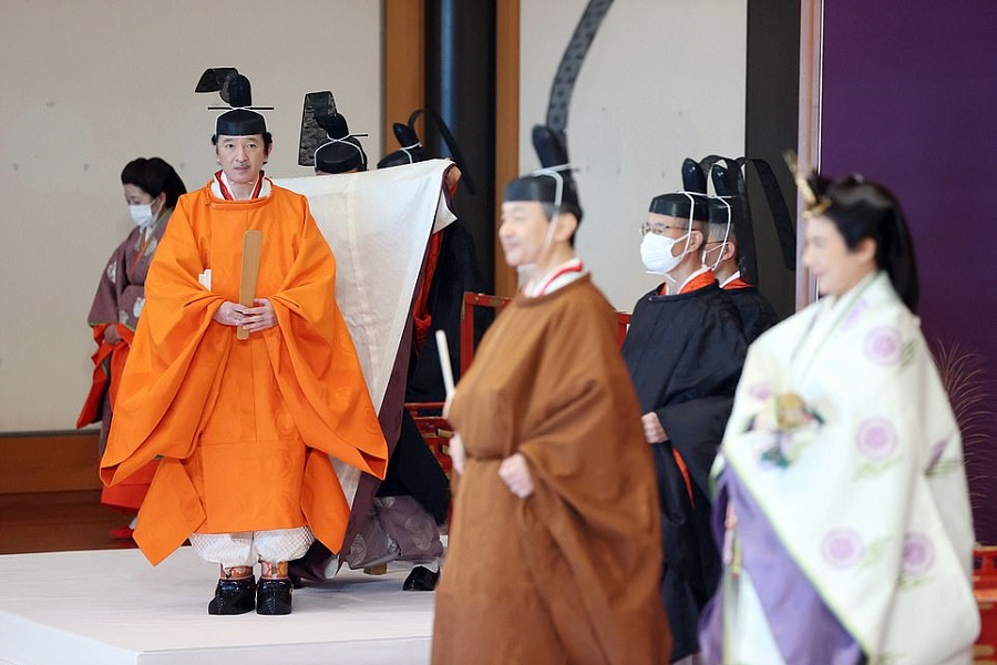 ولیعهد امپراتور ژاپن در مراسمی سنتی اعلام شد
