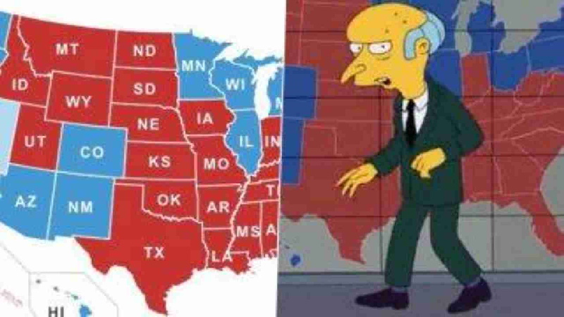 پیشگویی دقیق و باورنکردنی کارتون سیمپسون ها از انتخابات ۲۰۲۰ ایالات متحده + ویدیو