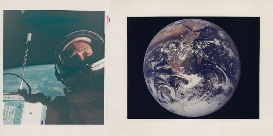 حراج بزرگ عکس های نادر ناسا از جمله اولین سلفی فضایی