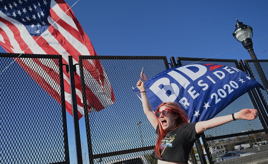 تصاویر شادی مردم آمریکا پس از اعلام پیروزی جو بایدن در انتخابات ریاست جمهوری