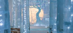 گشتی در هتل یخی جدید سوئد؛ اثری هنری از جنس یخ و برف