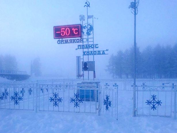 در روستای اویمیاکون در سیبری که سردترین منطقه دارای سکنه روی کره زمین است، دانش آموزان برای رفتن به سر کلاس با دمای منفی 51 درجه سانتیگراد مواجه هستند.