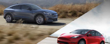 مقایسه مختصر خودرو موستانگ الکتریکی Mach-E فورد و Model Y تسلا