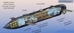 کشف زیردریایی پیشرفته کارتل های مواد مخدر در جنگل های کلمبیا با موتورهای الکتریکی
