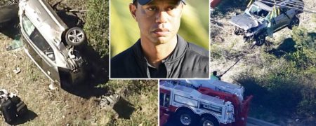 بروز سانحه ترسناک رانندگی برای تایگر وودز