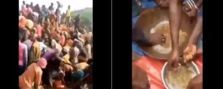 حمله مردم بومی به کوهی در کنگو که از طلا پوشیده شده + ویدئو