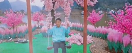 تلاش نافرجام مرد چینی برای بازگرداندن نامزد سابقش با خلق بهشتی جزیره ای روی زمین