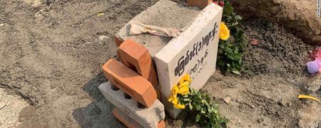 نبش قبر شبانه «فرشته» میانماری ها و پر کردن آن با بتن توسط نیروهای امنیتی