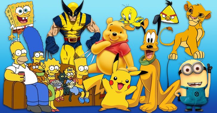 آیا می دانستید چرا تا به این اندازه از رنگ زرد برای طراحی شخصیت های کارتونی محبوب کودکان استفاده می شود؟