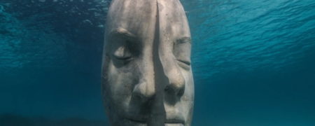 افتتاح موزه زیرآبی در کن فرانسه با مجسمه های ۱۰ تنی