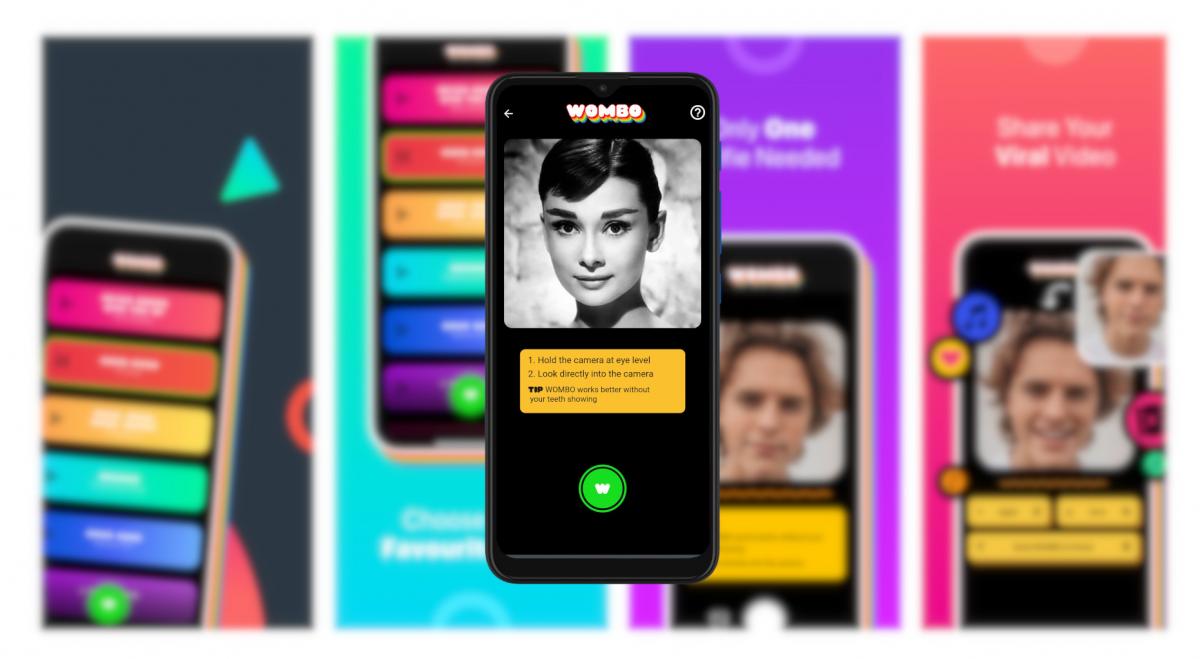 Wombo - اپلیکیشن Wombo جدیدترین ابزار دیپ فیک برای لب خوانی با ترانه ها