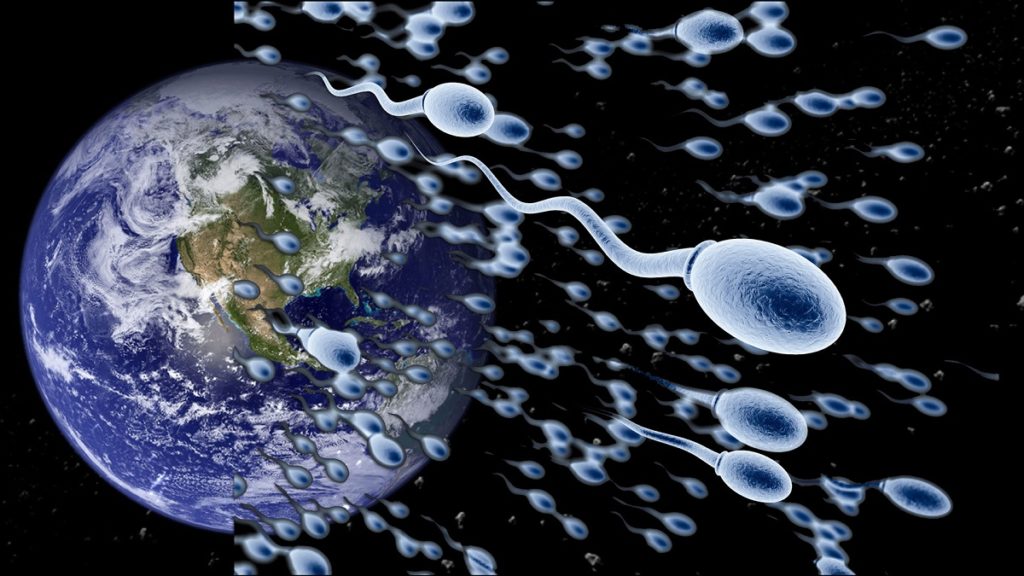 ارسال میلیون ها اسپرم به کره ماه برای مقابله با انقراض زمینی ها