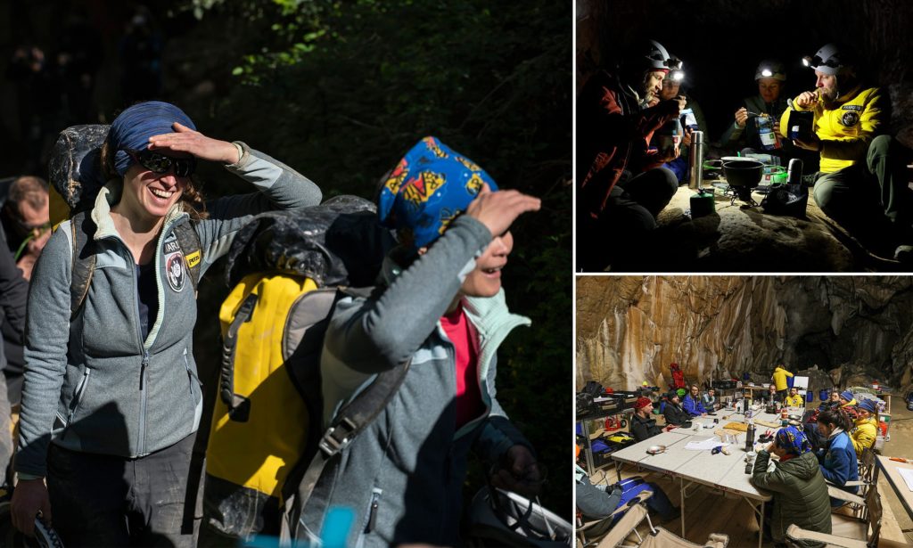 پایان ماجراجویی گروهی داوطلب بعد از ۴۰ شبانه روز زندگی در غار زیرزمینی در فرانسه
