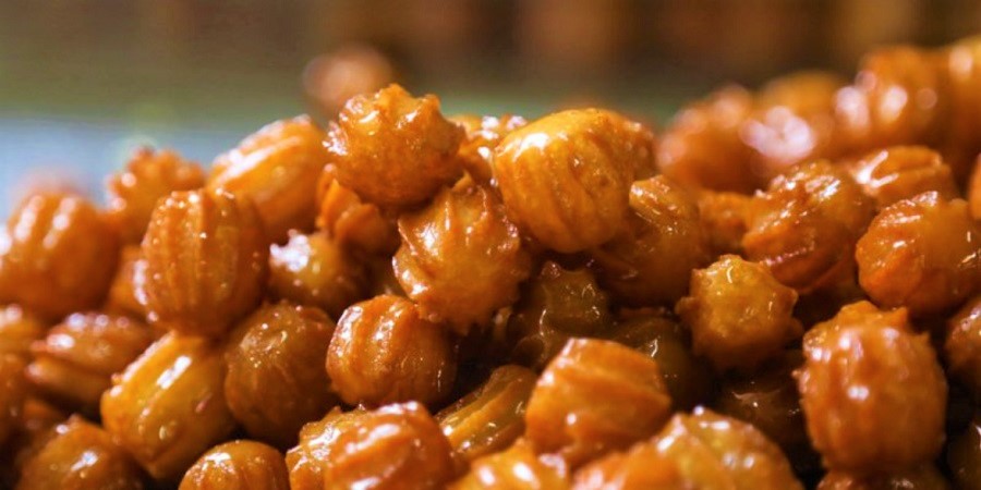 طرز تهیه بامیه شیرینی لذیذ ماه مبارک رمضان + ویدیو