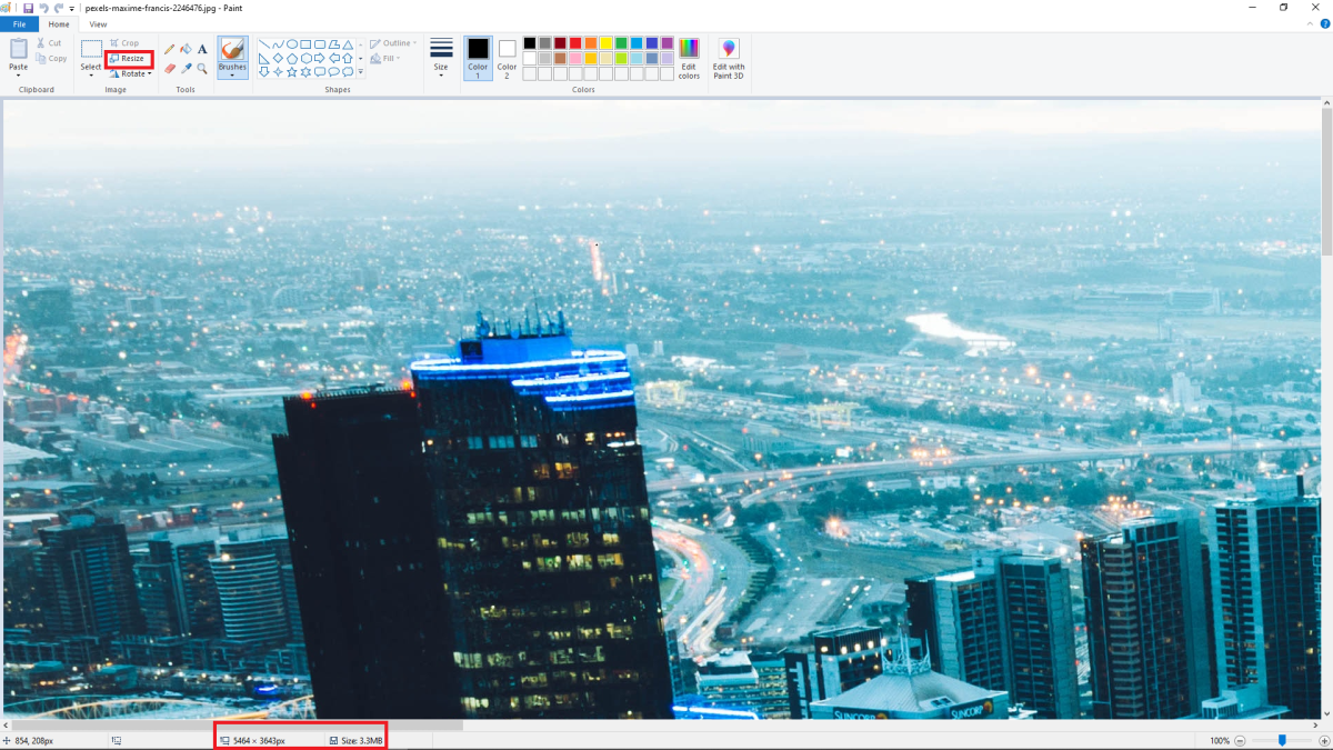 Screenshot 8 - چگونه حجم عکس ‌ها را بدون تغییر کیفیت کمتر کنیم؟ آموزش کم کردن حجم تصویر و عکس
