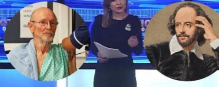 گاف مجری آرژانتینی در اعلام خبر مرگ ویلیام شکسپیر پس از تزریق واکسن کرونا