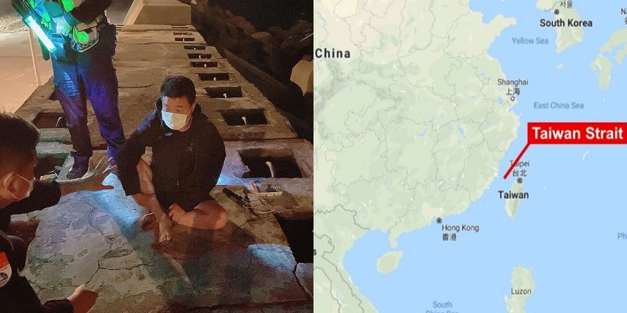 فرار مرد چینی به تایوان با قایق بادی به دنبال آزادی و برابری