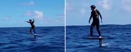 موج سواری مارک زاکربرگ در تولد ۳۷ سالگی‌اش