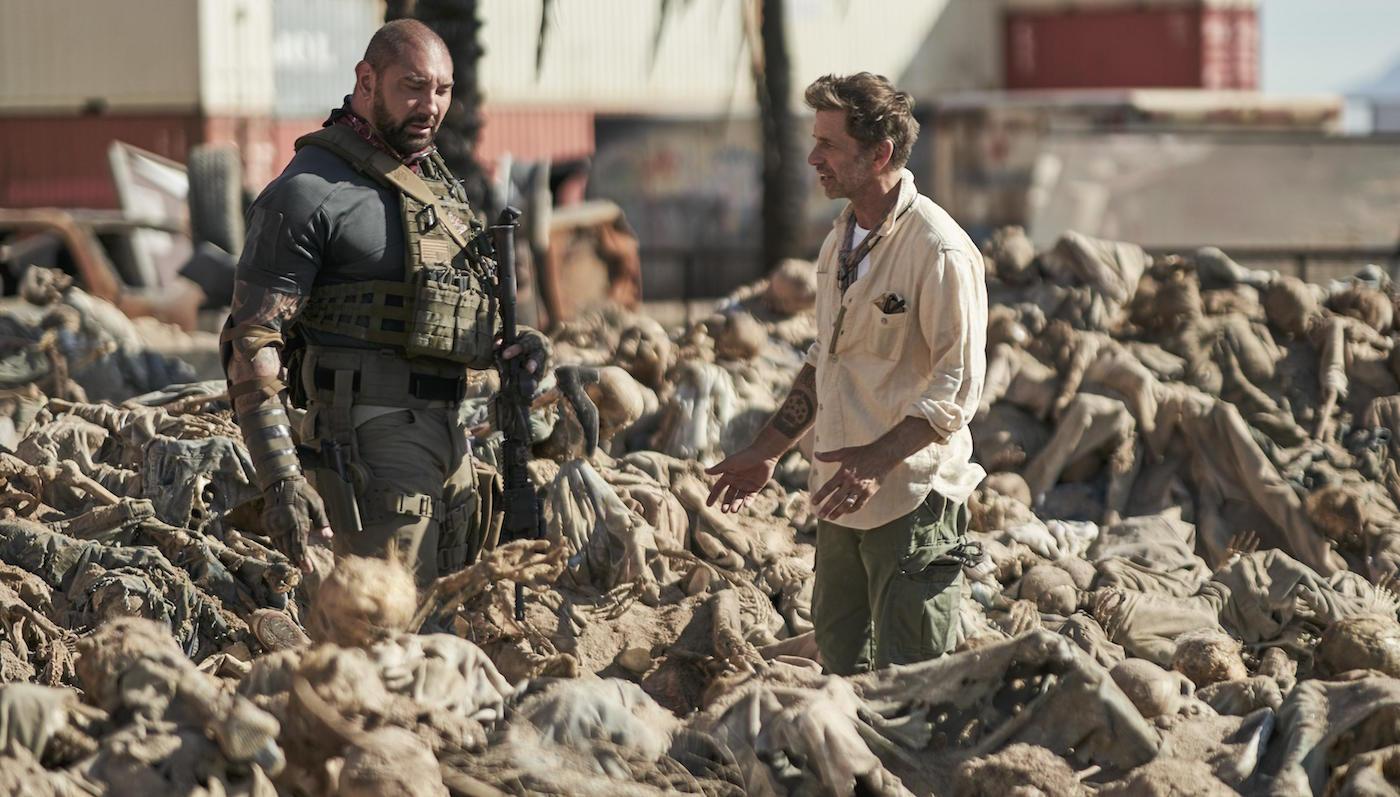 Zack Snyder and Dave Bautista on Army of the Dead Set - انواع زامبی ها و چگونگی شکل گیری آن ها در فیلم Army Of The Dead