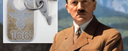 حراج کلید توالت آدولف هیتلر در یک حراجی