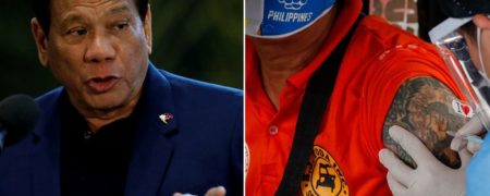 رییس جمهور فیلیپین مردم کشورش را به زندانی شدن و تزریق واکسن خوک تهدید کرد!