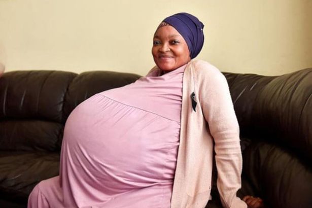 زنی آفریقایی که با به دنیا آوردن ۱۰ نوزاد سالم رکورد گینس را شکست