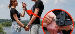 زوج اوکراینی که چهار ماه دست هایشان به هم بسته شده بود از هم جدا شدند