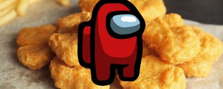 جنگ بر سر ناگت مرغی به شکل شخصیت بازی Among Us با قیمت بیش از ۳۴,۰۰۰ دلار