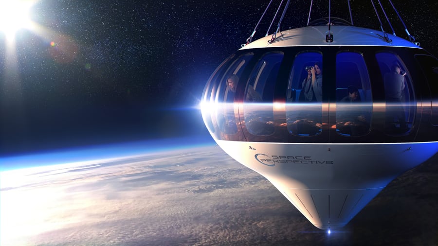سفر به مرز فضا با بالون های لوکس با پرداخت ۱۲۵ هزار دلار