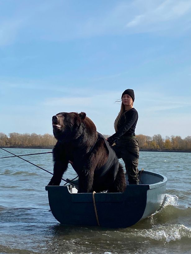 یک زن شجاع روسی بعد از بردن یک خرس قهوه ای غول پیکر با خود به یک سفر ماهیگیری می گوید که به دنبال دردسر نیست.