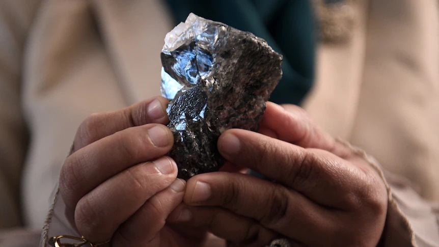 سومین الماس بزرگ جهان در کشور آفریقایی بوتسوانا کشف شد