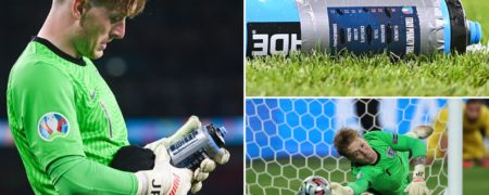 ترفند جالب جوردن پیکفورد برای مهار پنالتی های بازیکنان تیم ایتالیا در فینال یورو ۲۰۲۰