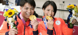 تاریخ سازی خواهر و برادر ژاپنی با کسب مدال طلای المپیک در یک روز