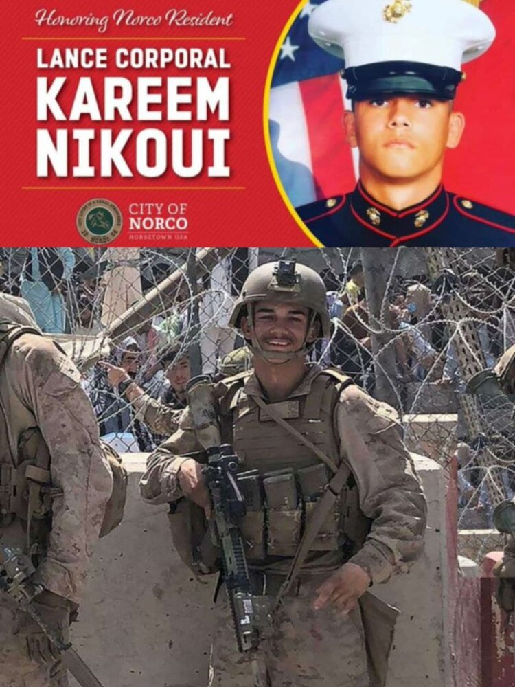 در میان 13 سرباز آمریکایی که در حمله انتحاری فرودگاه کابل کشته شدند یک سرباز ایرانی تبار به نام کریم نیکویی نیز حضور داشت