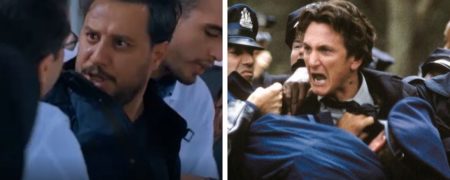 مقایسه جالب بازی جواد عزتی و شان پن در یک سکانس + ویدئو