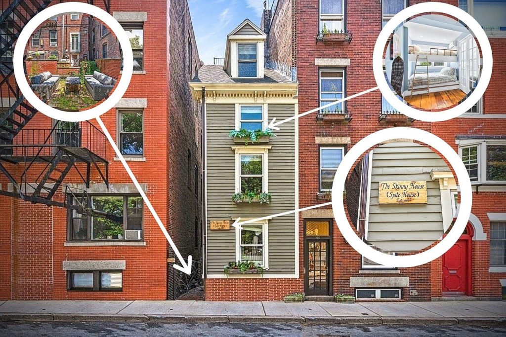 فروش باریک ترین خانه شهر بوستون به قیمت ۱.۲ میلیون دلار