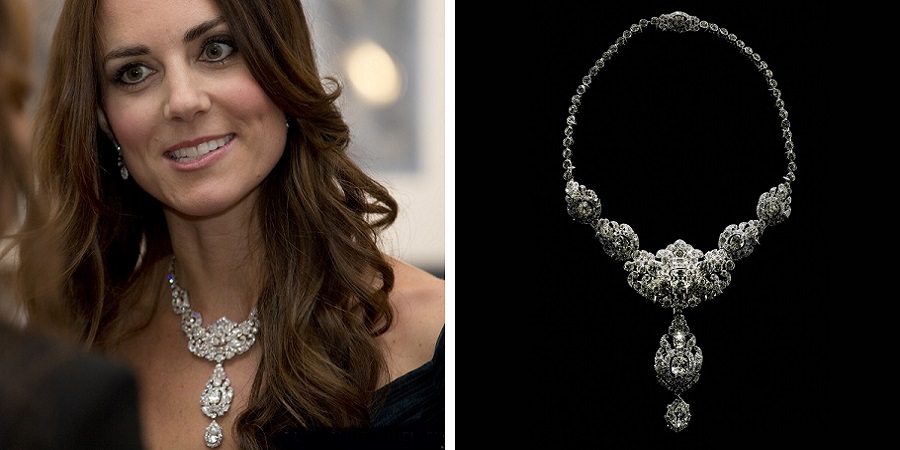 گردنبند کیت میدلتون گران قیمت ترین جواهر سلطنتی دنیا است